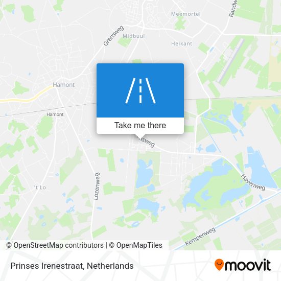 Prinses Irenestraat map