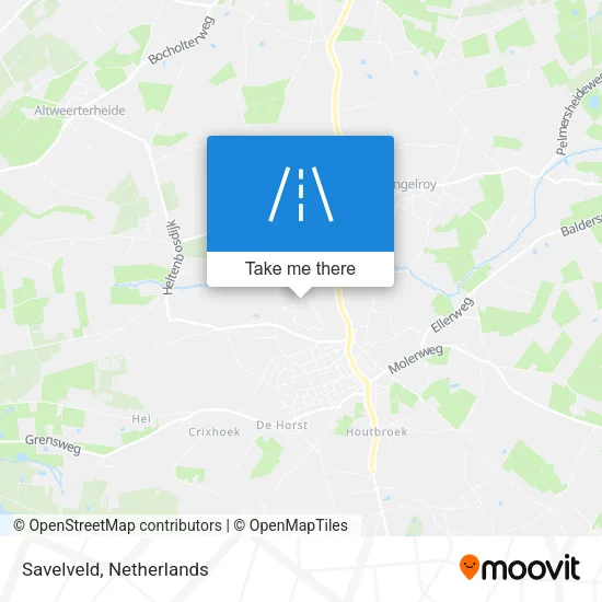 Savelveld map