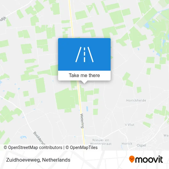 Zuidhoeveweg Karte