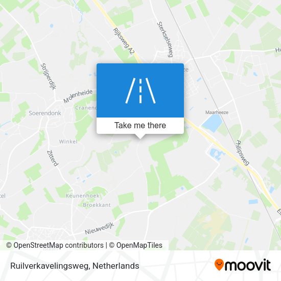 Ruilverkavelingsweg map