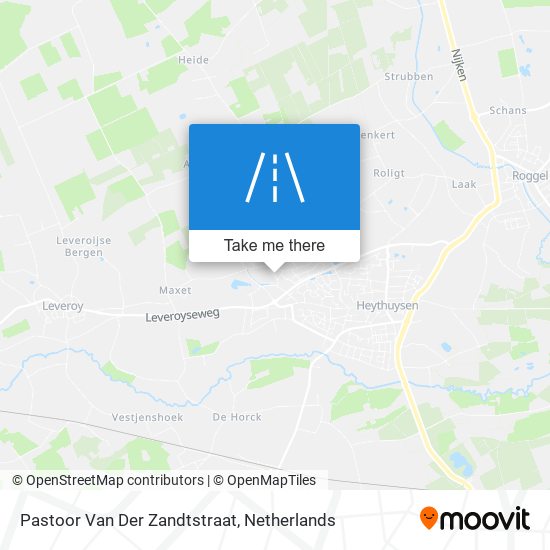 Pastoor Van Der Zandtstraat Karte