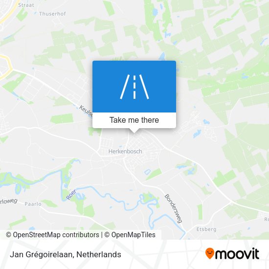 Jan Grégoirelaan map