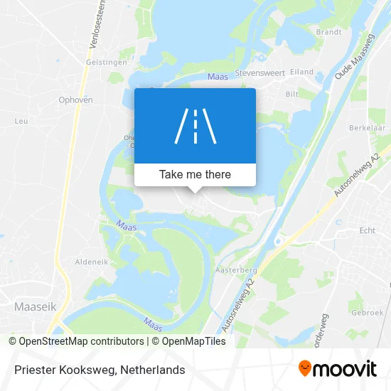 Priester Kooksweg map