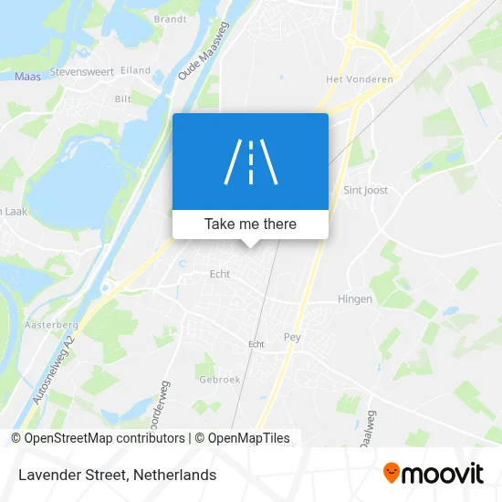 Lavendelstraat map