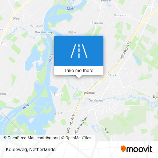 Kouleweg map