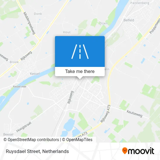 Ruysdaelstraat map