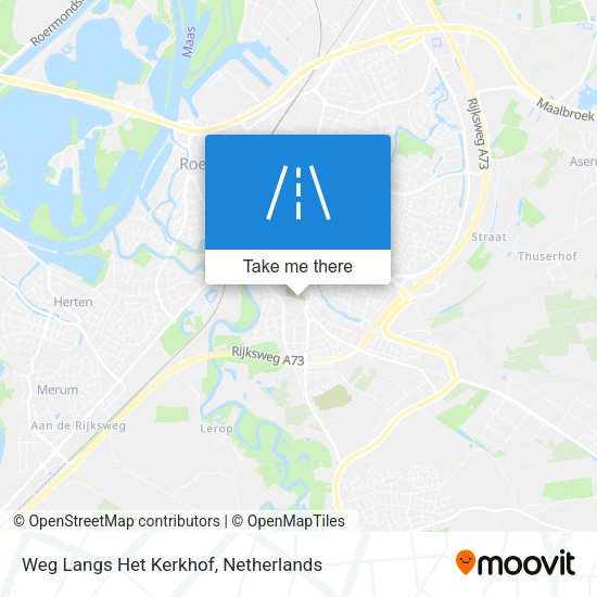Weg Langs Het Kerkhof map