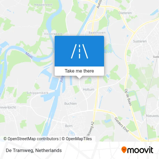 De Tramweg map