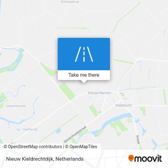 Nieuw Kieldrechtdijk map