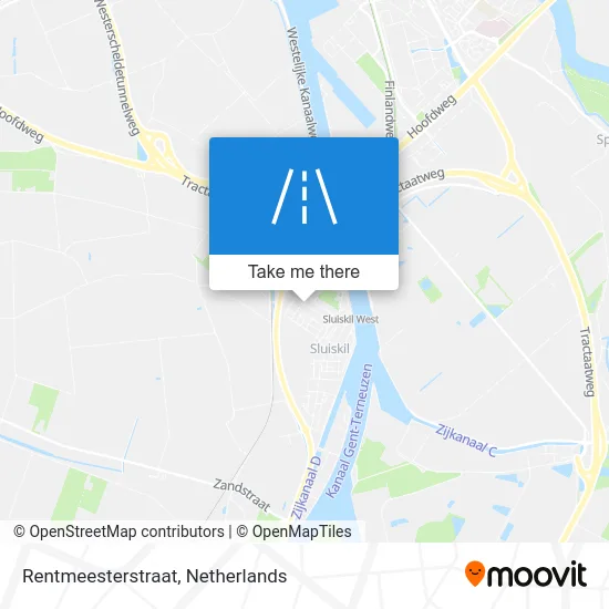 Rentmeesterstraat Karte