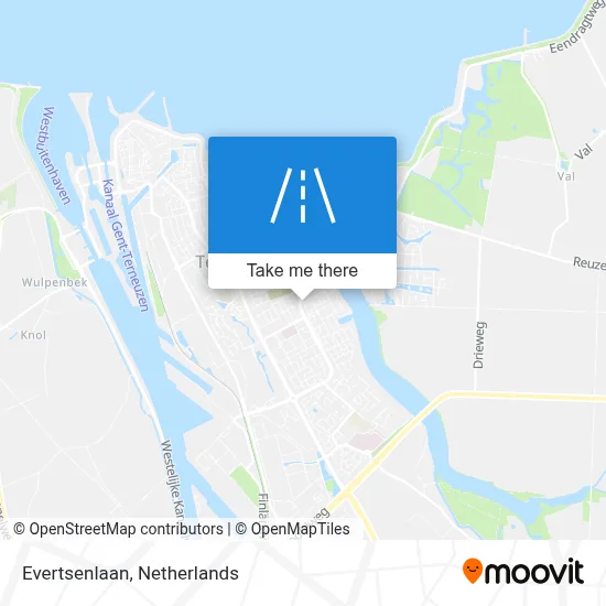 Evertsenlaan map