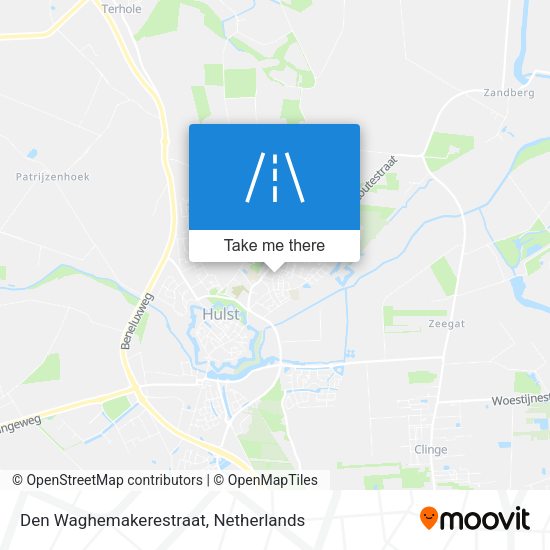 Den Waghemakerestraat map