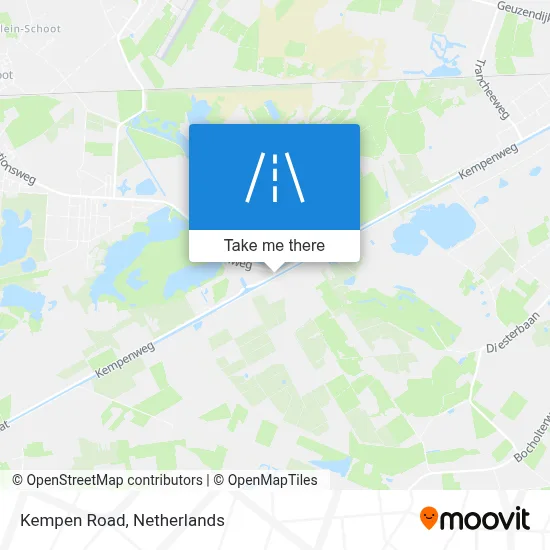 Kempenweg map