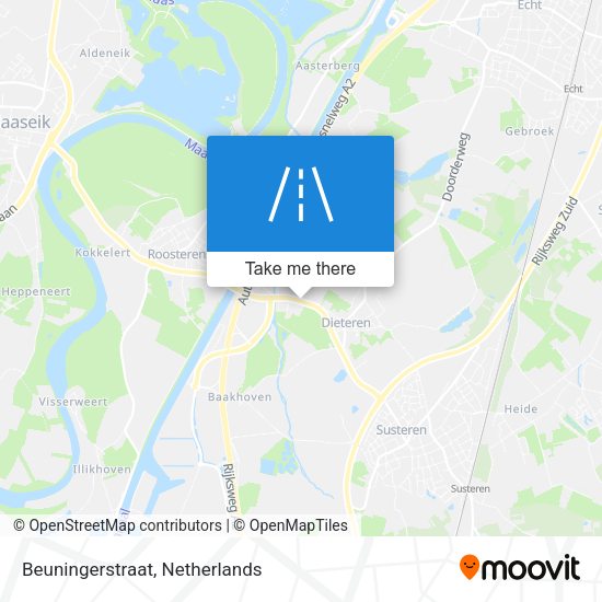 Beuningerstraat map