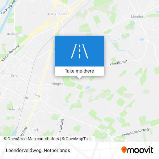 Leenderveldweg Karte