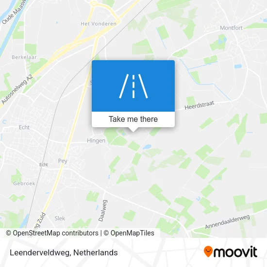 Leenderveldweg map