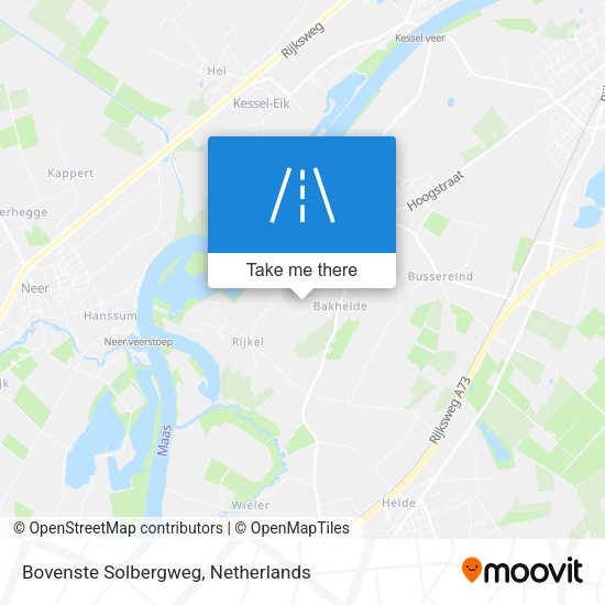 Bovenste Solbergweg map