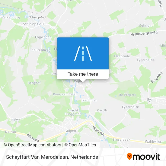 Scheyffart Van Merodelaan Karte