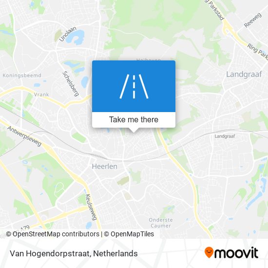 Van Hogendorpstraat Karte