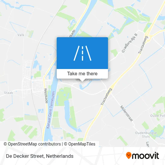De Deckerstraat map