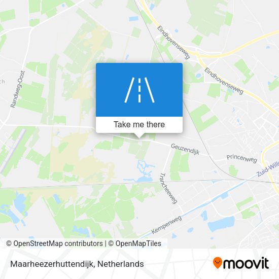 Maarheezerhuttendijk map