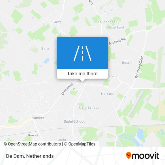 De Dam map