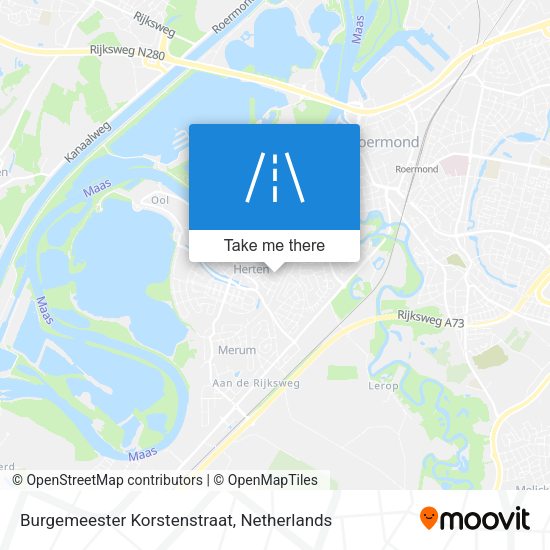 Burgemeester Korstenstraat map