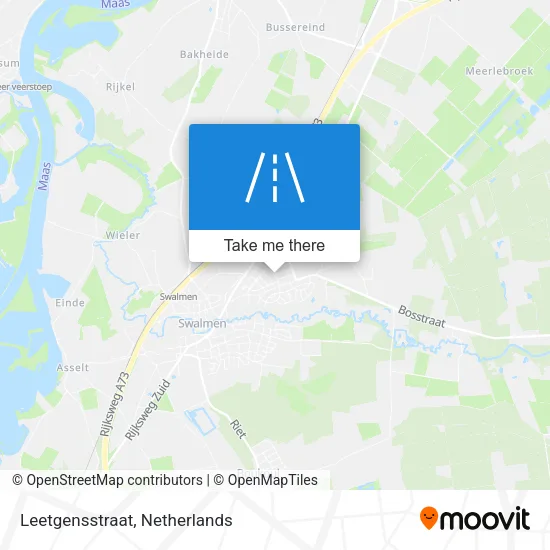 Leetgensstraat map