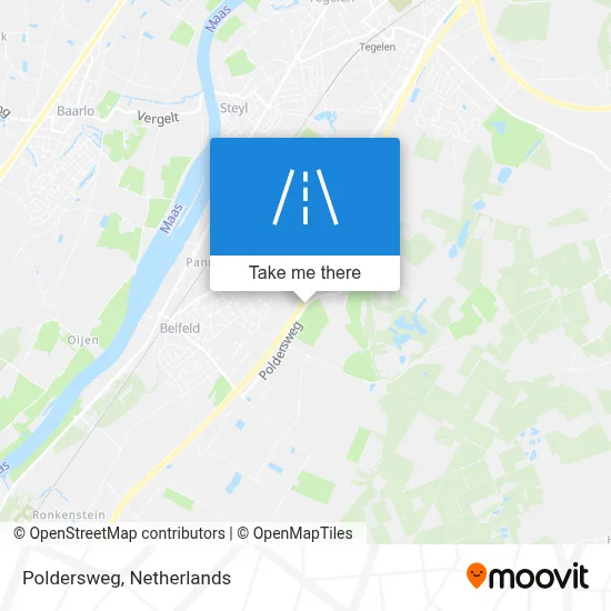 Poldersweg map