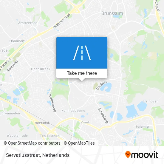 Servatiusstraat map