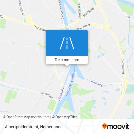 Albertpolderstraat map