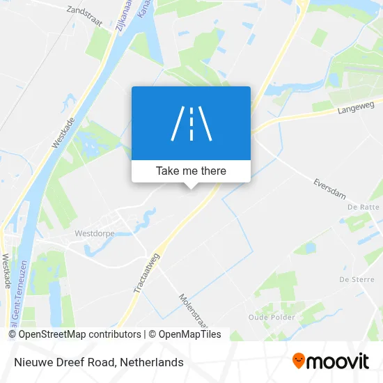 Nieuwe Dreef map