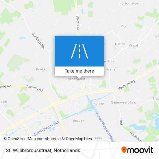 St. Willibrordusstraat map