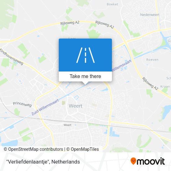 "Verliefdenlaantje" map