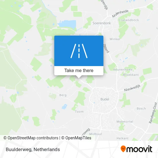 Buulderweg map