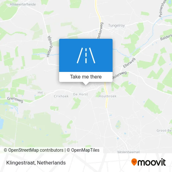 Klingestraat map