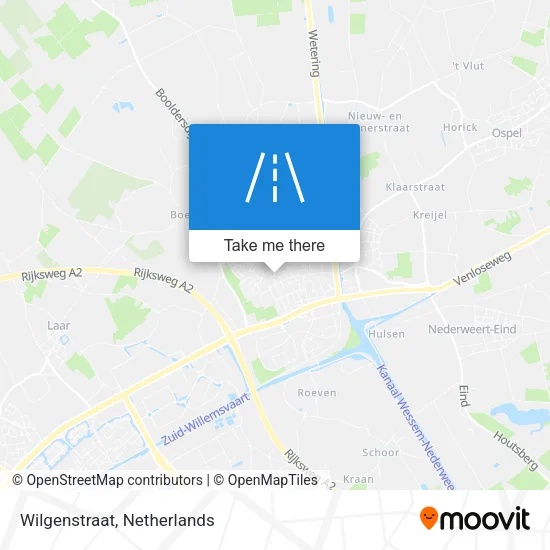 Wilgenstraat map
