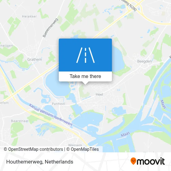 Houthemerweg map