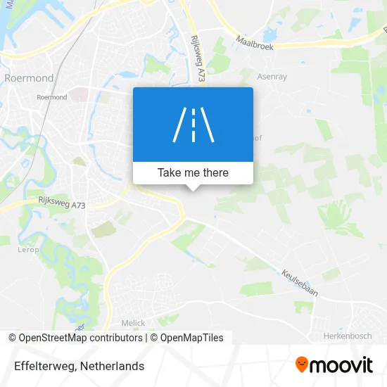 Effelterweg map