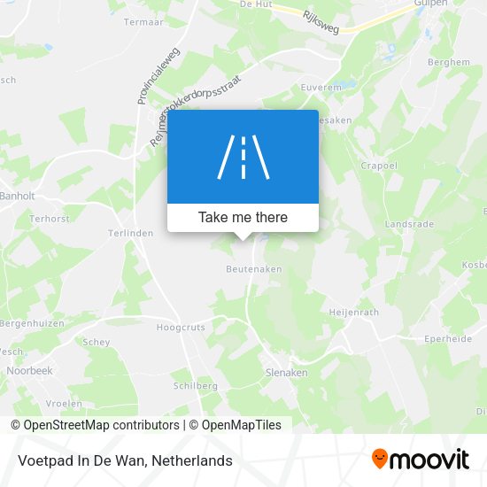 Voetpad In De Wan map