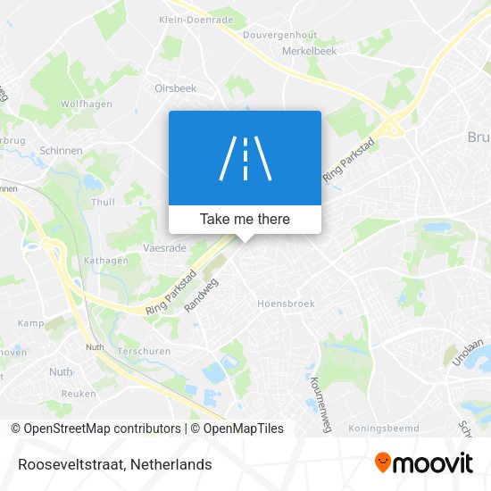 Rooseveltstraat map