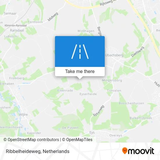 Ribbelheideweg Karte