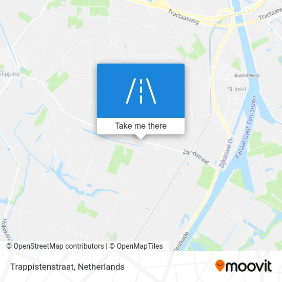 Trappistenstraat map