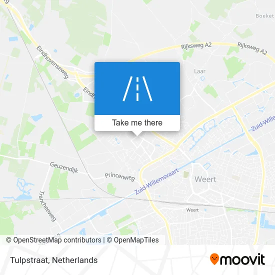 Tulpstraat map