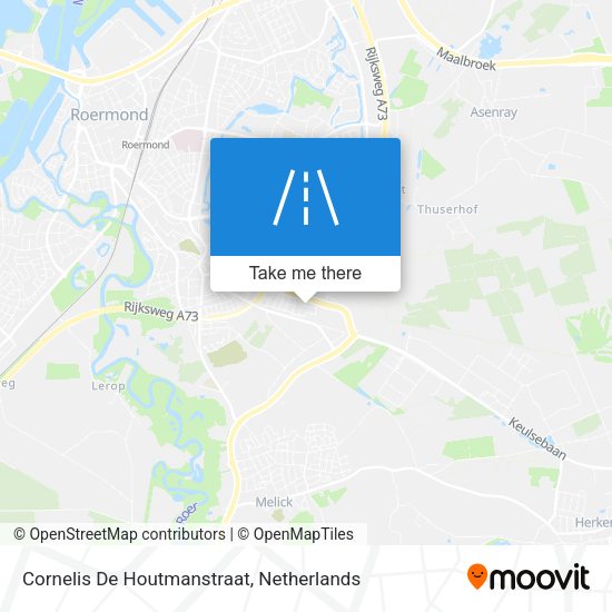 Cornelis De Houtmanstraat map