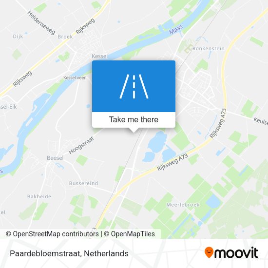 Paardebloemstraat map
