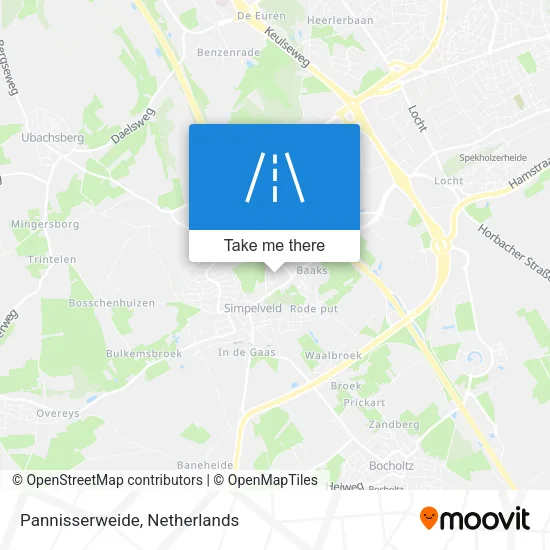 Pannisserweide map