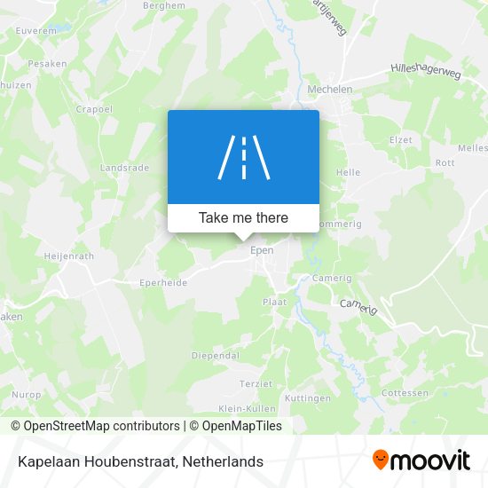 Kapelaan Houbenstraat map