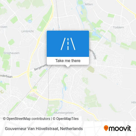 Gouverneur Van Hövellstraat map