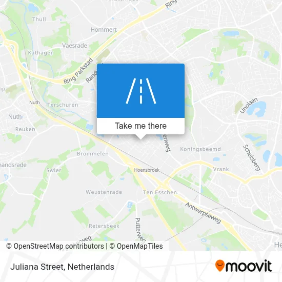 Julianastraat map